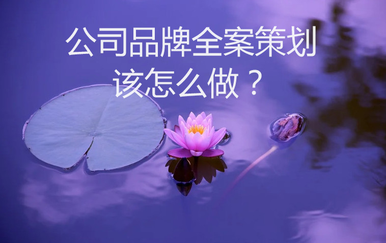 公司品牌全案策劃該怎么做？