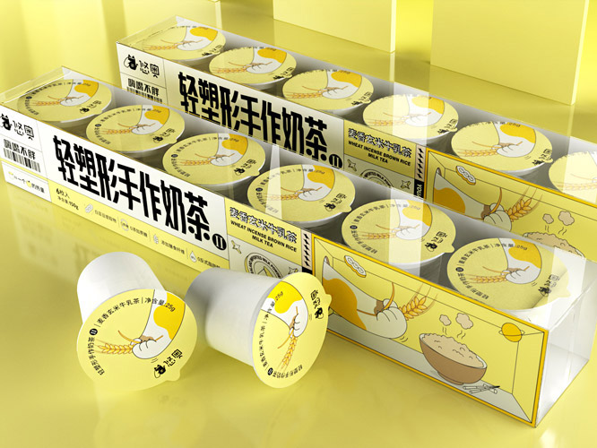 線上奶茶包裝設(shè)計，奶茶包裝設(shè)計